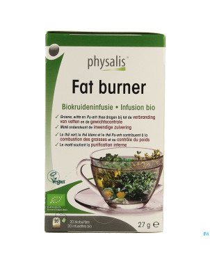 Physalis fat burner infusion bio    sach 20x1,5g