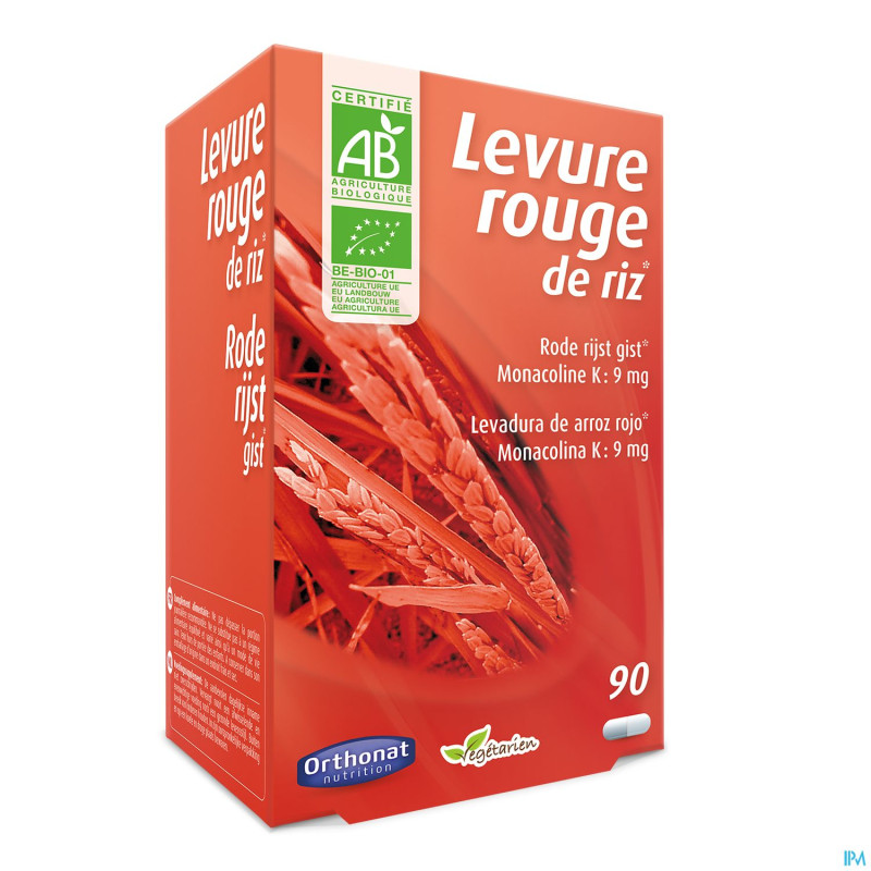 Levure rouge de riz    gel  90 orthonat