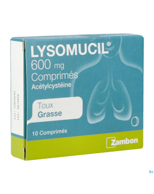 Lysomucil 600 comp 10 x 600 mg