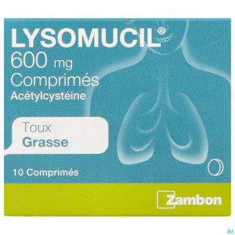 Lysomucil 600 comp 10 x 600 mg