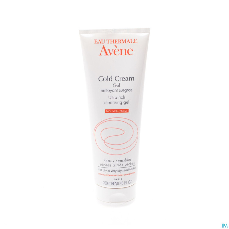 Avene cold cream gel nett surgras tube 250ml