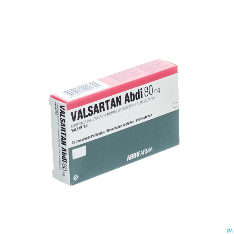 Valsartan  80 mg abdi comp pell 28 x  80 mg