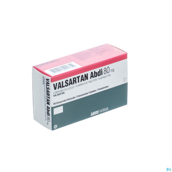 Valsartan  80 mg abdi pharma comp pell 56 x  80 mg