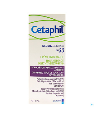 Cetaphil dermacontrol facial moisturiz.ip30 118ml