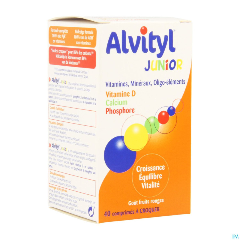 Alvityl junior comp a croquer 40