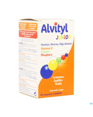 Alvityl junior comp a croquer 40