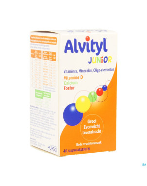 Alvityl junior comp a croquer 40