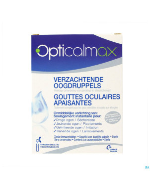 Opticalmax gutt yeux refer. 18x0,4ml