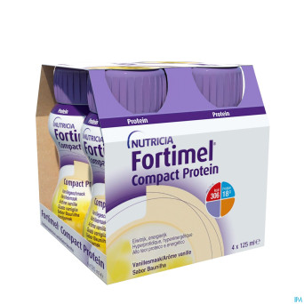 Fortimel compact protein vanille 4x125ml