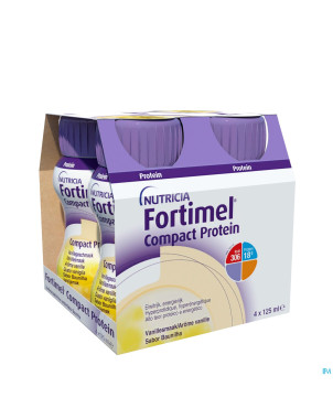 Fortimel compact protein vanille 4x125ml