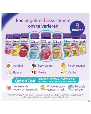 Fortimel compact protein vanille 4x125ml