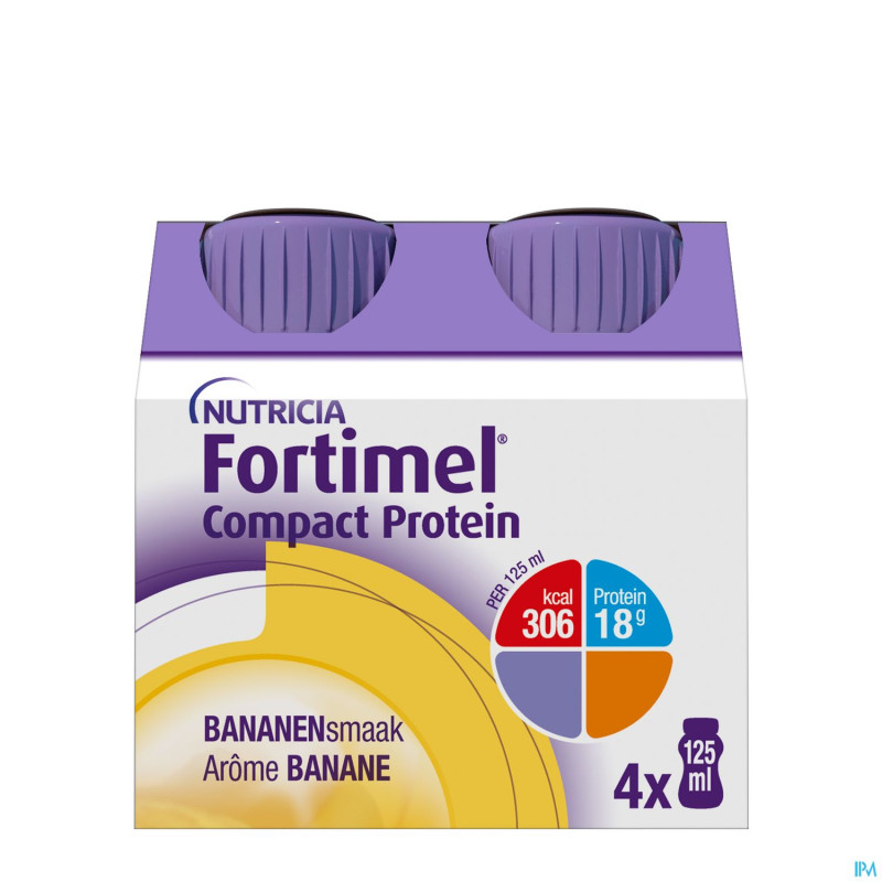 Fortimel compact protein banane  4x125ml