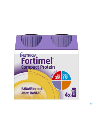 Fortimel compact protein banane  4x125ml