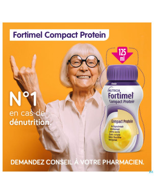 Fortimel compact protein banane  4x125ml