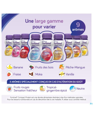 Fortimel compact protein banane  4x125ml