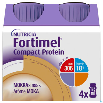 Fortimel compact protein moka    4x125ml