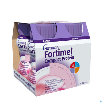 Fortimel compact protein fraise  4x125ml