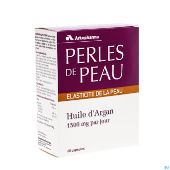 Perles de peau huile argan blister caps 4x15