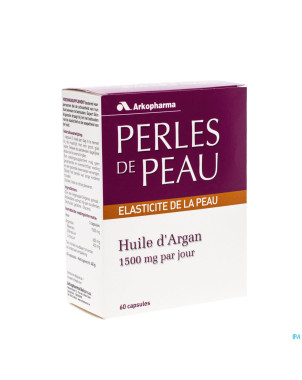 Perles de peau huile argan blister caps 4x15