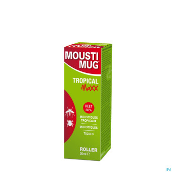 Moustimug tropical maxx 50% deet rol.    50ml