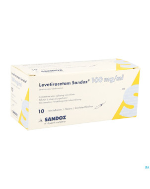 Levetiracetam sandoz conc sol inf 10 fl inj 5 ml