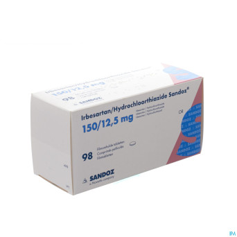 Irbesartan hydroch sandoz comp 98x150mg/12,5mg