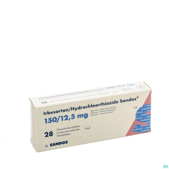 Irbesartan hydroch sandoz comp 28x150mg/12,5mg