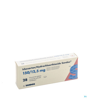 Irbesartan hydroch sandoz comp 28x150mg/12,5mg