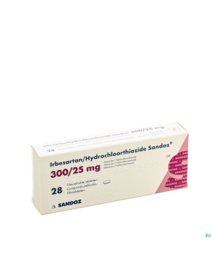 Irbesartan hydroch sandoz comp 28x300mg/25,0mg