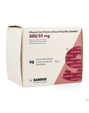 Irbesartan hydroch sandoz comp 98x300mg/25,0mg