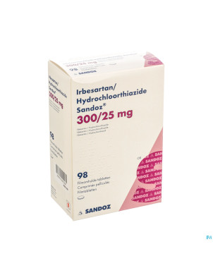Irbesartan hydroch sandoz comp 98x300mg/25,0mg