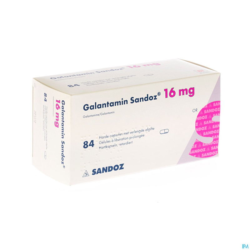 Galantamin sandoz 16 mg caps lib prol 84