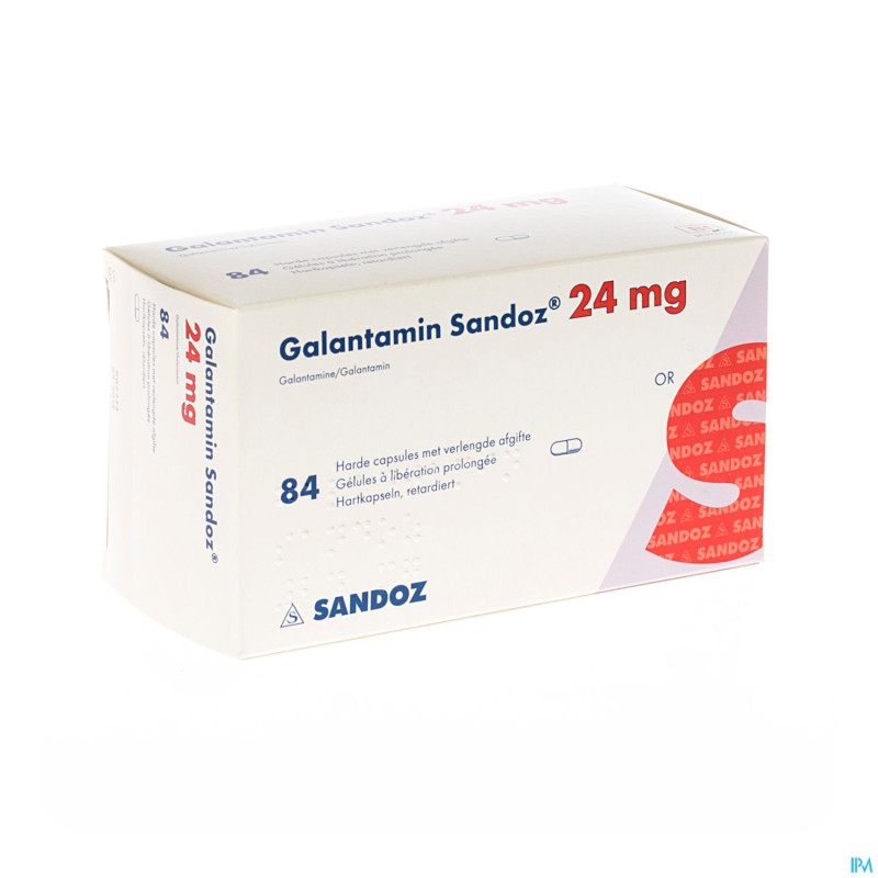 Galantamin sandoz 24 mg caps lib prol 84
