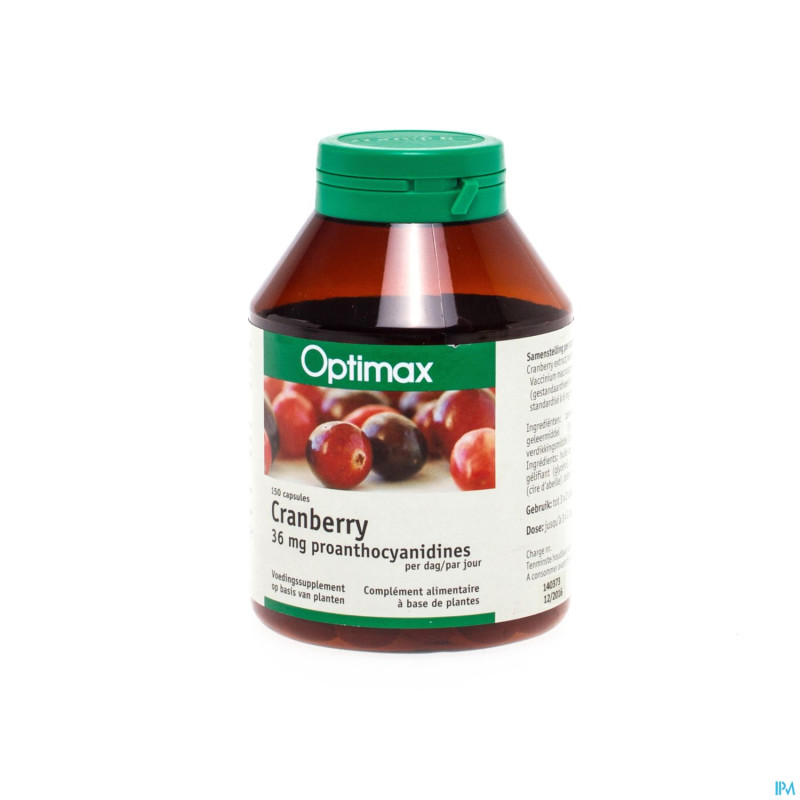 Cranberry cysticare plus    caps 150 optimax