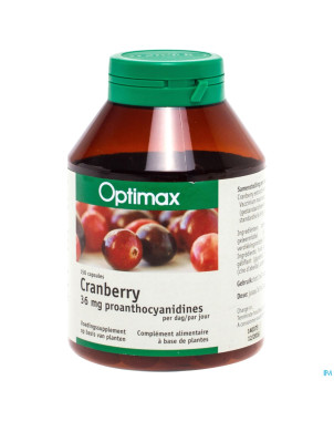 Cranberry cysticare plus    caps 150 optimax