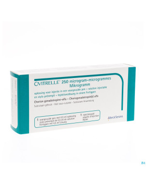 Ovitrelle 250 mcg sol inj stylo prerempl