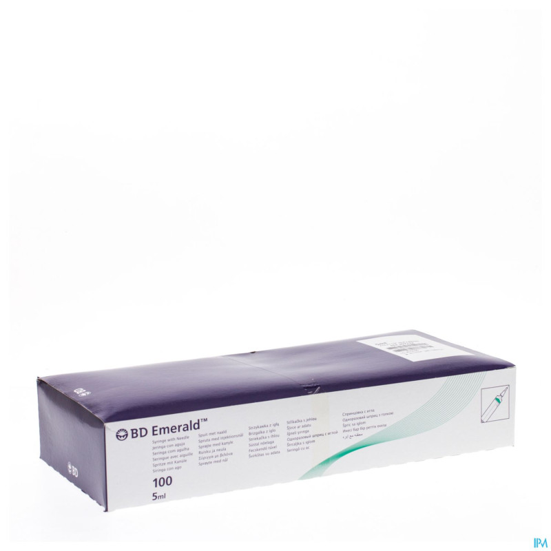 Bd emerald seringue  5ml+aig.21g 1 1/2  100 307732