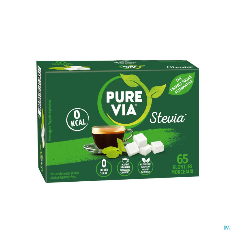 Pure via edulcorant morceaux 65 (130g)