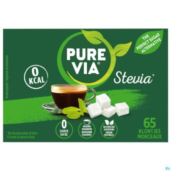 Pure via edulcorant morceaux 65 (130g)