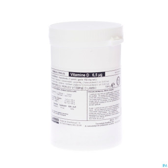 Perles vitamine d3 6,5mcg 1000 lambo
