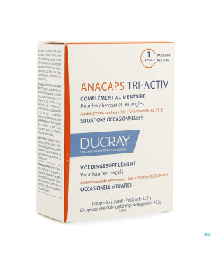 Ducray anacaps tri-activ  caps 1x30