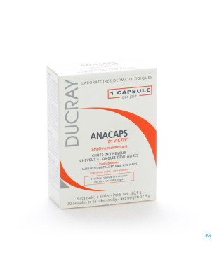 Ducray anacaps tri-activ  caps 1x30