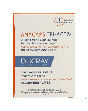 Ducray anacaps tri-activ  caps 1x30
