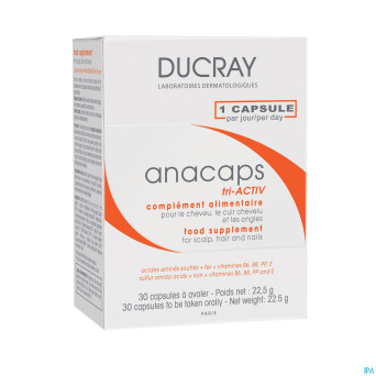 Ducray anacaps tri-activ  caps 1x30