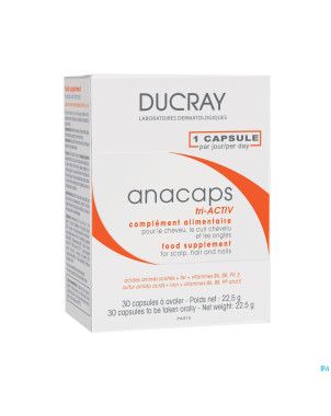 Ducray anacaps tri-activ  caps 1x30