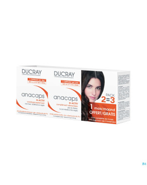 Ducray anacaps tri-activ  caps 3x30