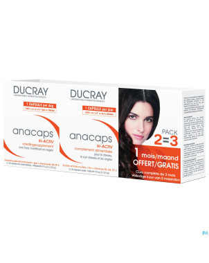 Ducray anacaps tri-activ  caps 3x30