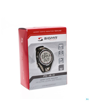 Sigma pc15.11 cardiofrequencemetre gris  sig-21510