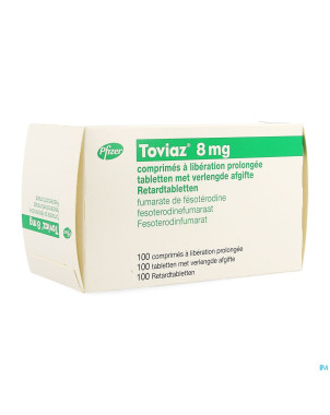Toviaz 8 mg comp liberation prolong 100 x 8 mg