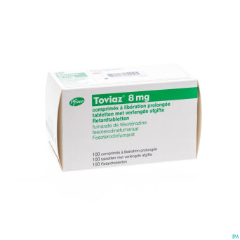 Toviaz 8 mg comp liberation prolong 100 x 8 mg